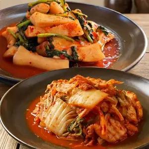 누리웰 김치 2종세트 총 4kg(맛김치 2kg+총각김치 2kg)