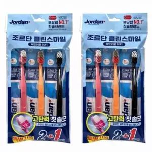 조르단 클린스마일칫솔 3개세트X2개 기획