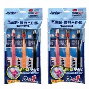 조르단 클린스마일칫솔 3개세트X2개 기획