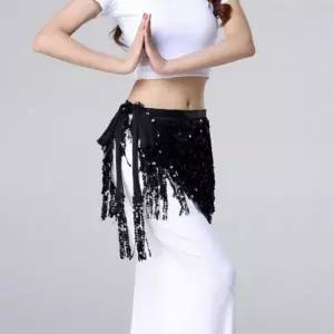 [하프클럽/]밸리 줌바 댄스복 라인 댄스 힙 랩 치마 스카프 4단