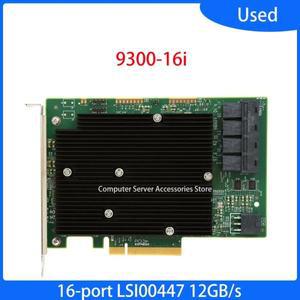 LSI SAS 9300-16i RAID 컨트롤러 카드 12Gbps HBA 버스 어댑터 IT 모드 SATA PCIe 확장 ZFS TrueNAS UNRAID
