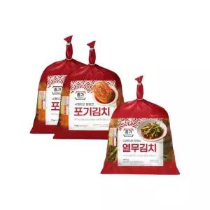 종가 포기김치1kg x 2열무김치900g x 1