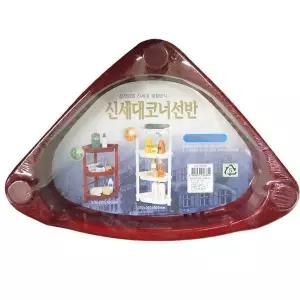 [하프클럽/]4단 욕실용 코너 샴푸랙 베란다 선반 욕실