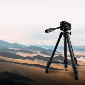 [하프클럽/]4단 카메라 셀카 촬영 DSLR 삼각대 받침대