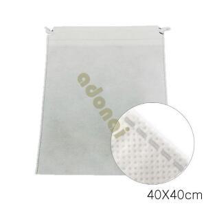 부직포 조르개주머니 40X40cm 50장 가방 일회용 조리개