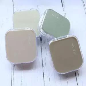 더벨라 거울 휴대용 렌즈통 렌즈 보관 케이스 세트