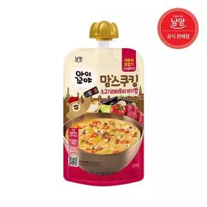남양 맘스쿠킹 유아 이유식 15개월~ 소고기라따뚜이스파우트140g