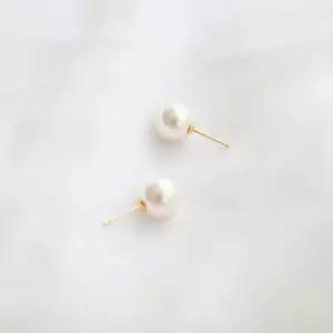 14k 12mm 진주 귀걸이 OPPE0187