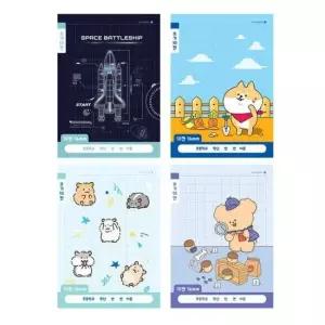 초등 1-2 쓰기 10칸 A (25) X10권 저학년 노트 공책