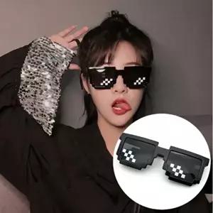 고품질 TBZ 웃긴 인싸 모자이크 픽셀 안경 선글라스 촬영 소품 파티소품 인싸템 파티안경 WFM39WP
