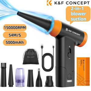 K&F CONCEPT 전기 에어 더스터 무선 압축 송풍기 컴퓨터 PC 노트북 키보드 자동차 카메라 먼지 제거기