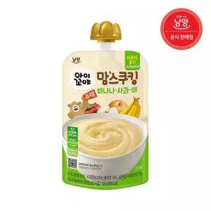 남양 맘스쿠킹 유아 이유식 6개월~ 바나나사과배 100g