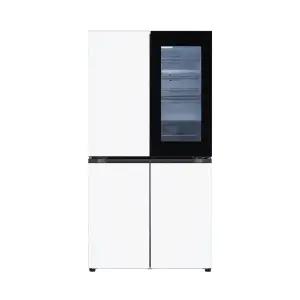 [LG]전자 디오스 오브제컬렉션 냉장고 노크온 T875MHH412 크림화이트