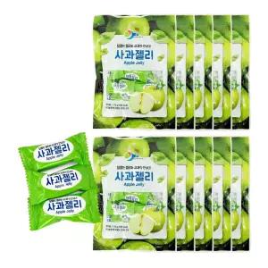 미성식품 사과 젤리 170g 10개 향긋한 애플 젤리 간식