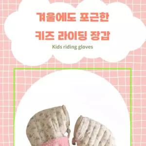 브로든컴퍼니 킥보드장갑 워머 마이크로 퀵장갑 악세사리 어린이자전거인형 라이트 유아 핸드 장갑 손잡이