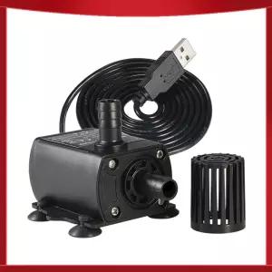 USB DC5V 4.8W 초저소음 미니 브러시리스 워터 펌프 순환 300L/H 트 300cm 방수 수중 분수 수족관