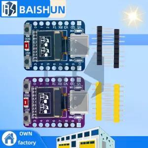 미니 ESP32-C3 개발 보드 2.4G 와이파이 4 BT 모듈 0.42 인치 OLED 디스플레이 4MB 플래시 세라믹 안테나