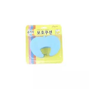 해피홈 일반형 손가락 보호 쿠션 블루 - 5EA모서리방지대 유아 아기 코너 문모서리 마감재 아동안전장치 다