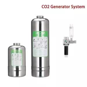 CO2 발생기 시스템 수족관 실린더 수생 식물 어항용 반응기 키트 이산화탄소강 1L 2L