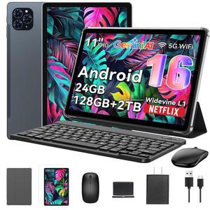 태블릿 2026 세계 최초의 제미니 AI 탑재 안드 16 11인치 FHD 디스플레이 24GB RAM 128GB ROM / 2TB TF T72