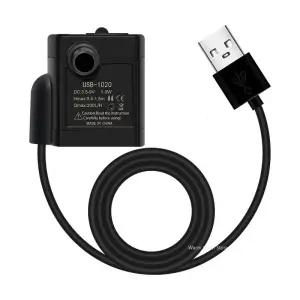 수경 냉각 순환 수족관 애완 동물 식수 무소음 브러시리스 수중 펌프 USB 물 3.5-9V DC12V