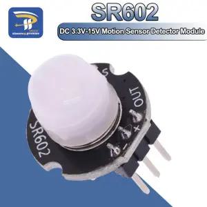 MH-SR602 미니 모션 센서 감지기 모듈 초전기 적외선 PIR 키트 Arduino Diy 용 감각 스위치 브래킷 렌즈