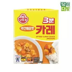 오뚜기 X 3분 약간매운맛 카레 200g 12개