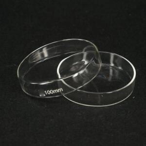 붕규산 유리 배양 접시 100mm  화학 실험실 박테리아 효모