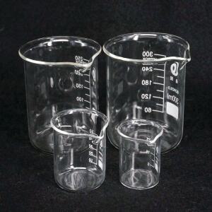 저형태 비커 화학 실험실 붕규산염 유리  G3.3  100  300ml