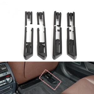 BMW F10 F02 F07 GT 5 7 시리즈용 카시트 레일 트림 커버 슬라이딩 트랙 보닛 52109175064 52107340335