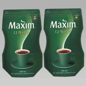 맥심 디카페인 커피 리필 170g x 2개