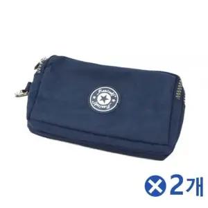 스트랩 3단 멀티파우치 블루 화장품보관함 가방속백 가방속가방 가방속백 가방속정리
