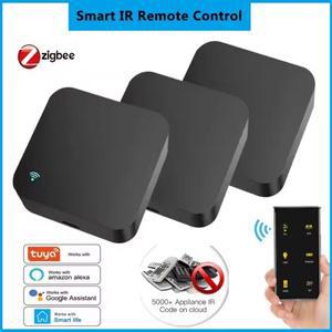 Tuya Zigbee 스마트 IR 블래스터 범용 적외선 리모컨  TV 에어컨 DVD 선풍기 지지대 2mqtt ZHA Alexa Googl