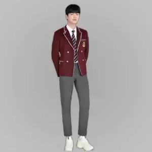 교복몰 스판 사계절 그레이 교복바지(남자) 교복 학생.