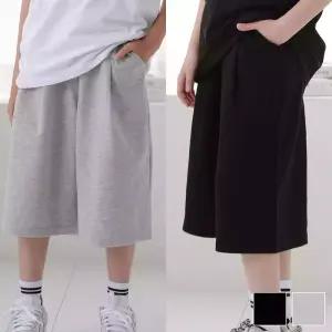 주니어클라쓰 DH버뮤다원턱카고트레이닝PANTS 주니어의류 초등학생옷 반바지 츄리닝 주니어바지 남아 여아