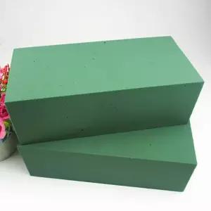 꽃꽂이용 녹색 사각형 플라워 폼 DIY 블록 웨딩 공예용 홀더
