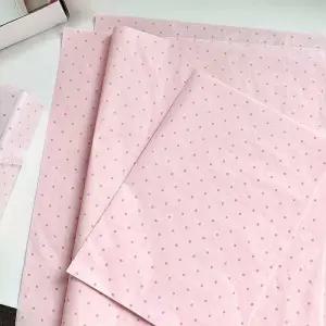 Ins 핑크 폴카 도트 시드니 종이 선물 포장지 작은 신선한 꽃다발 DIY 수제 재료