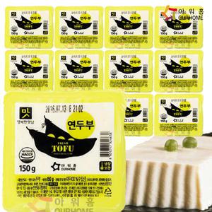 아워홈 연두부 150g x 12개 / 모닝두부 한끼연두부 생식용 저칼로리