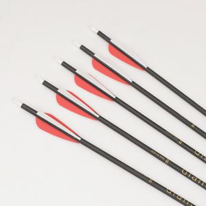 CUPID 큐피드 고무깃 믹스카본 화살 80cm 7.8mm (12발 1세트) 노크 10P 서비스
