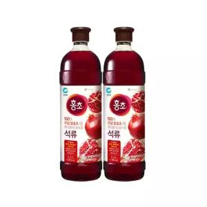 청정원 홍초 석류 1.5L x 2개