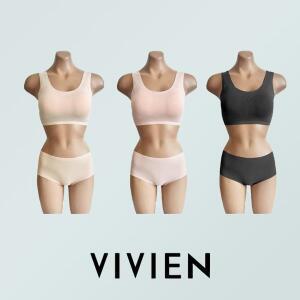 [비비안]하이스토어 면심리스 브라 6종세트