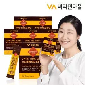 비타민마을 100만 역가수치 카무트 브랜드밀 함유 프리미엄 효소 100 골드 30포 x 6박스 (총6개월분)