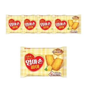 롯데웰푸드 엄마손파이, 254g, 5개