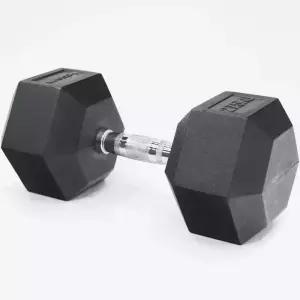 이고진 고무육각 덤벨 아령 27.5kg 1개 클럽 고무아령 웨이트