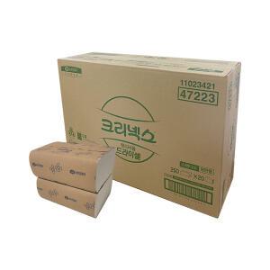 크리넥스 핸드타올 5000매 드라이셀 47223 250매x20밴드