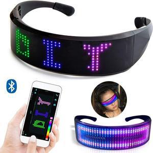 led 블루투스 파티용 선글라스 음악 좁음 풀컬러 벌크포장 없음 텍스트 고글 감성 발광