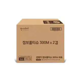 한예지 대용량 점보롤 화장지 300m 16롤