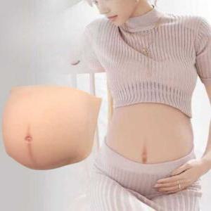 임산부 배모형 가짜 일체형 만삭체험 만삭 변장 배꼽