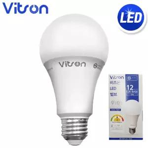 비츠온 LED 벌브 전구 A60 12W 주광색 E26
