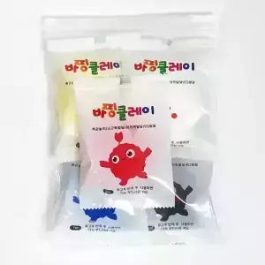 바핑클레이 미니키트 10g 5색 세트 개별포장 컬러클레이 초등 유아 놀이